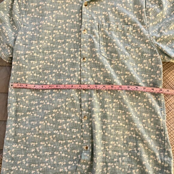 Stretch Selvage Short Sleeve Shirt - Marine Layer - Men's Large - Picture 10 of 11